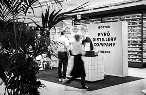 Kyrö Distillery popup bar at KaDeWe shopping mall by Framme and Tiina Rytkönen