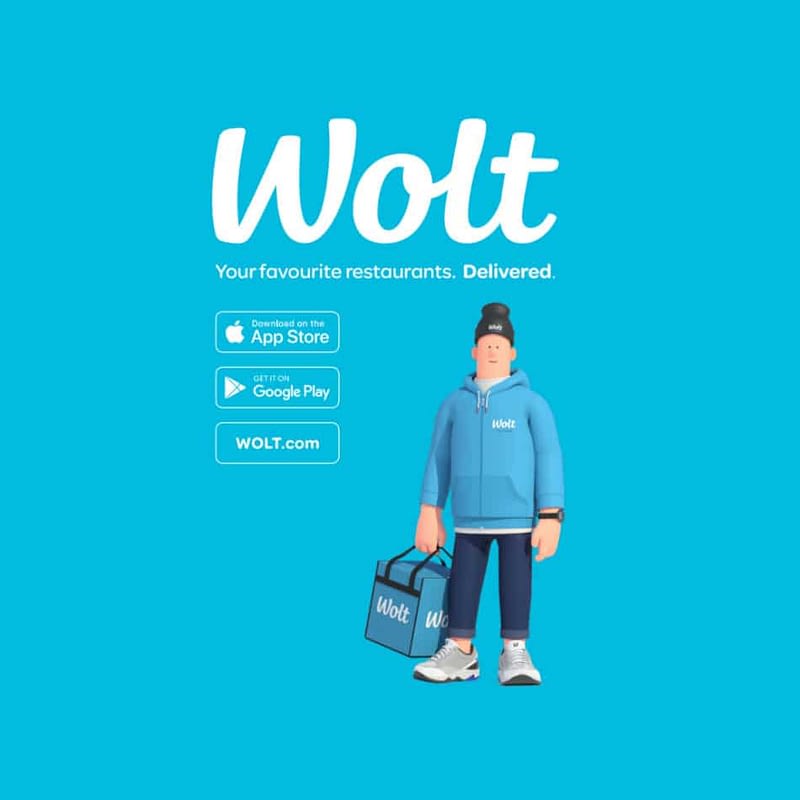 Wolt promocard by Wolt and Framme